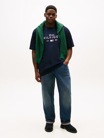 T-Shirt 'BRAND LOVE' Tommy Hilfiger Big & Tall en bleu