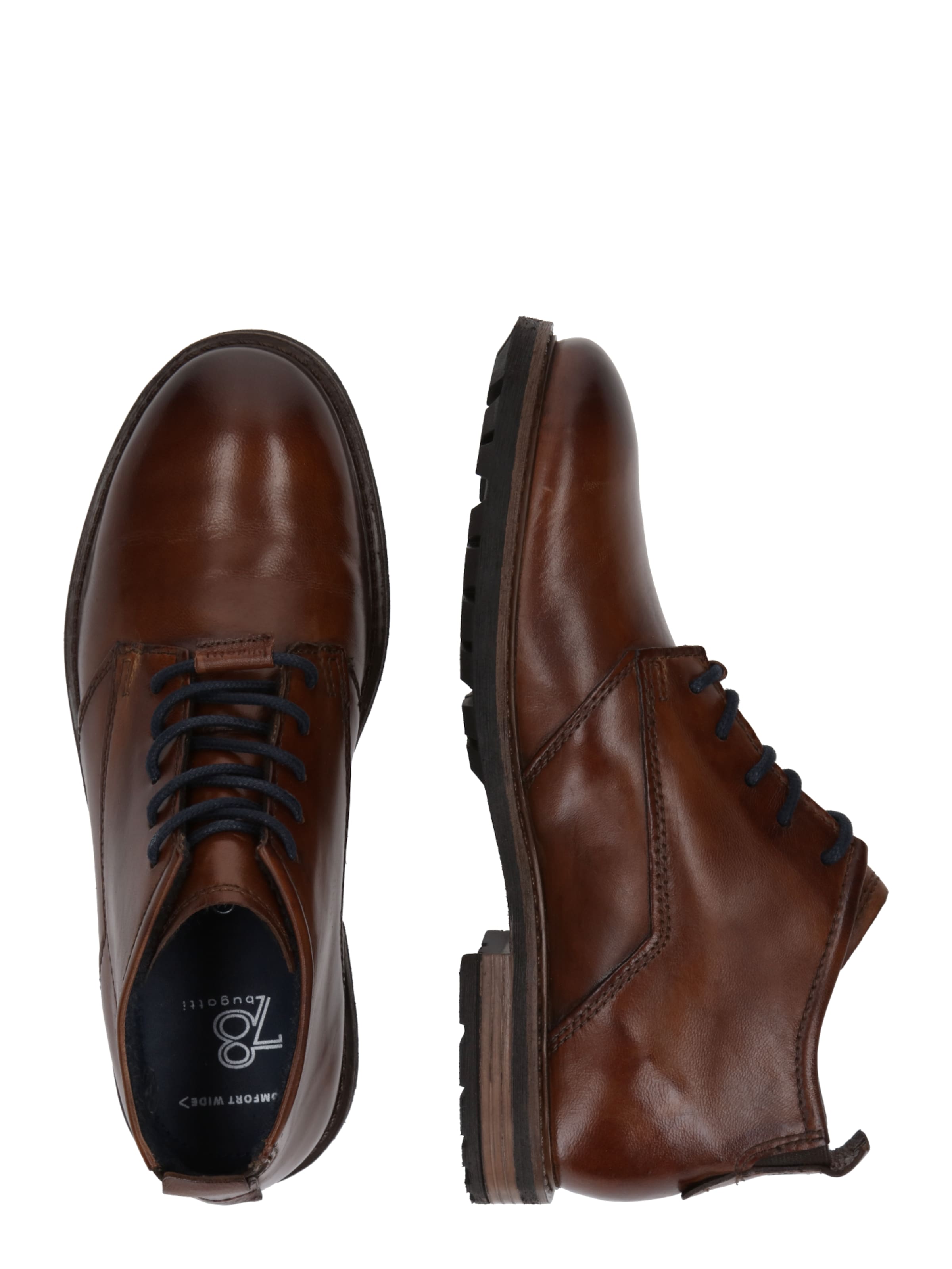 bugatti Schnürboots 'Lobo' in Braun