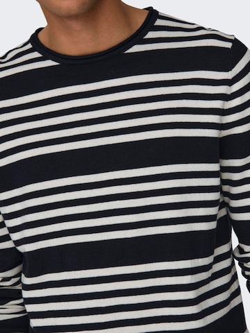 Only & Sons Pullover 'OBY' i blå