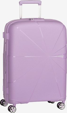 American Tourister Trolley 'Starvibe Spinner 67 EXP' in Lila: Vorderseite