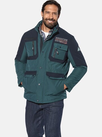 Jan Vanderstorm Outdoorjas 'Finndal' in Blauw: voorkant
