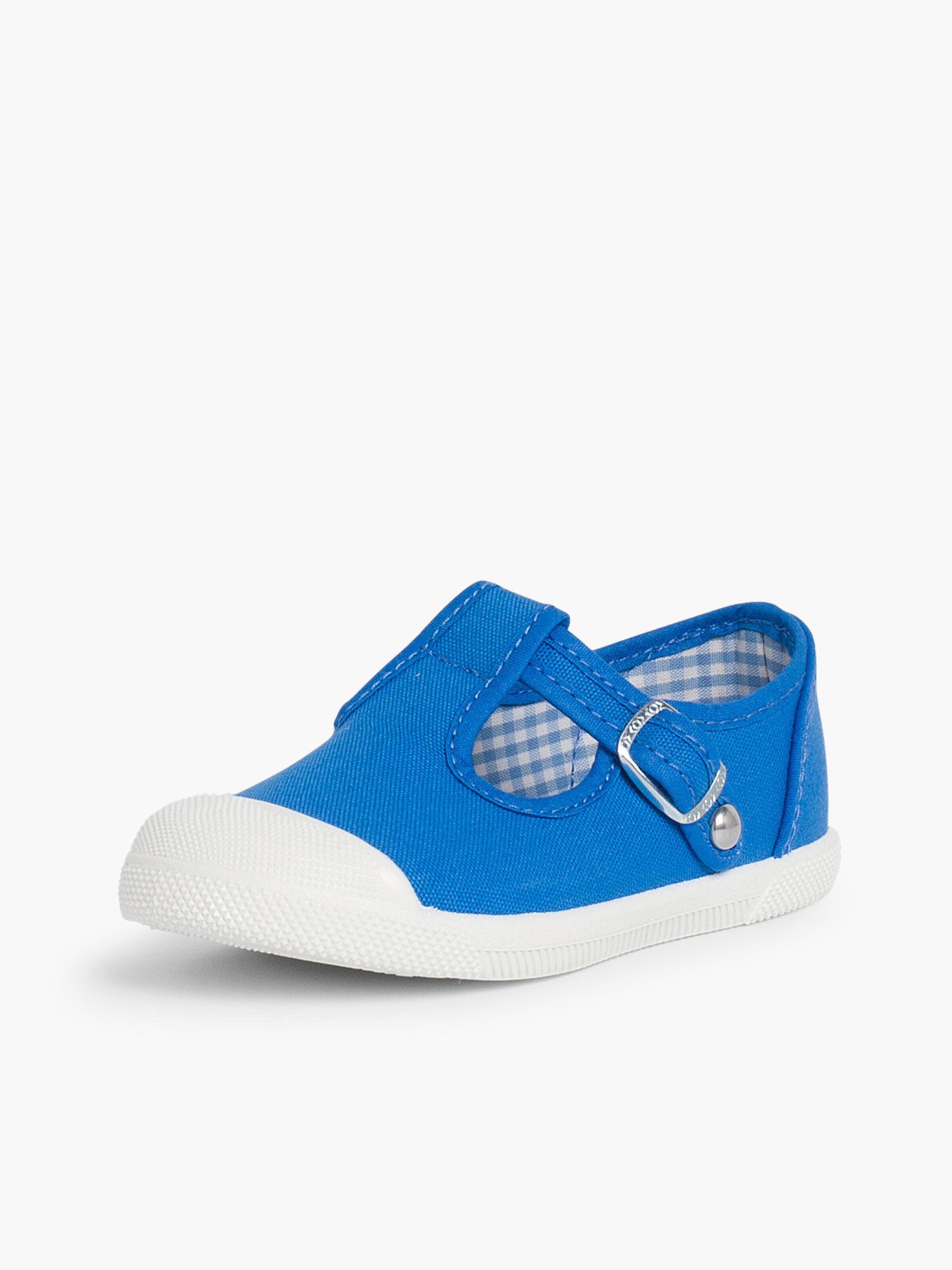 Pisamonas First-step shoe in Blue: front