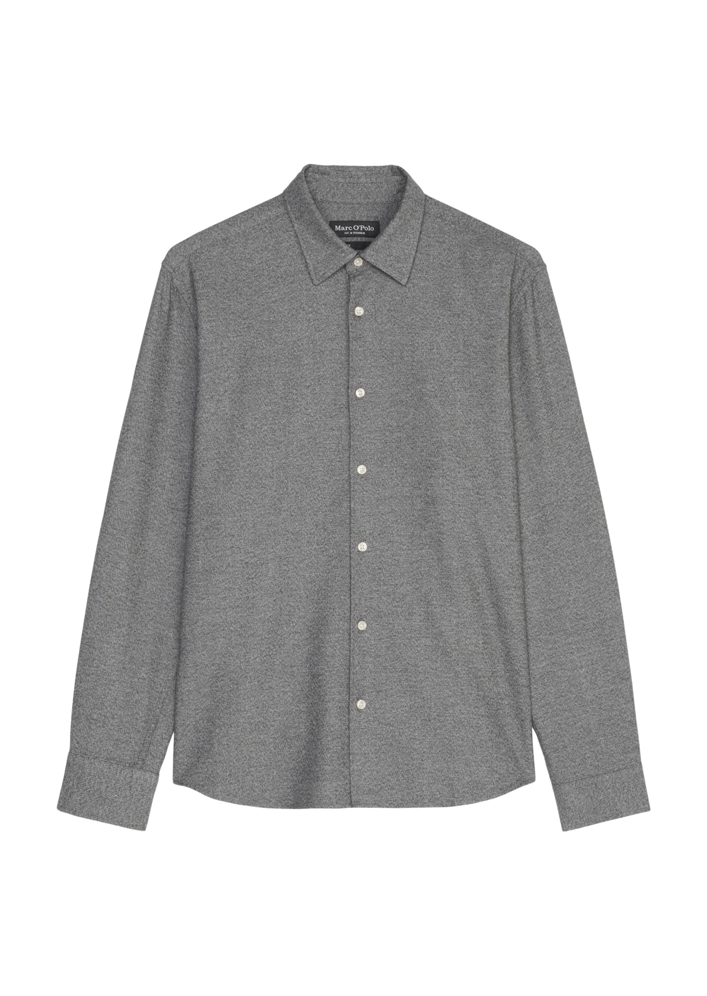 Marc O'Polo Button Up Shirt in Grey: front