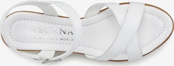 LASCANA Sandals in White