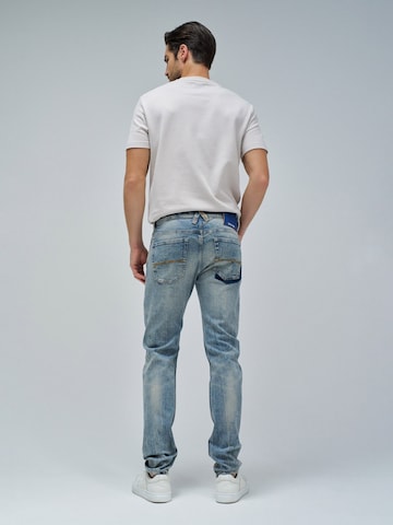Coupe slim Jean Salsa Jeans en bleu