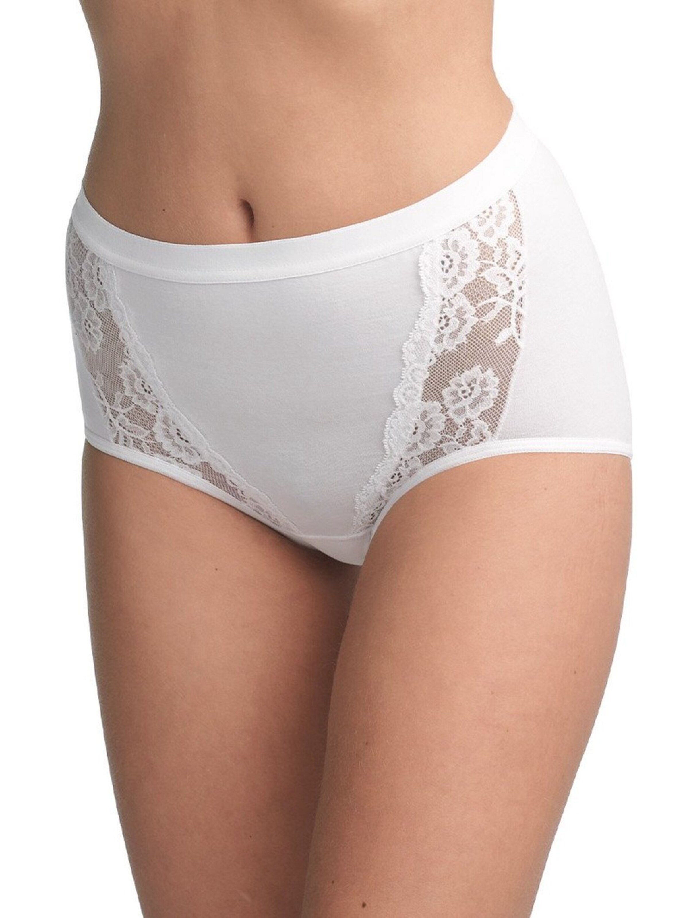 Blackspade Slip in White: front