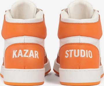 Kazar Studio High-Top Sneakers in Orange