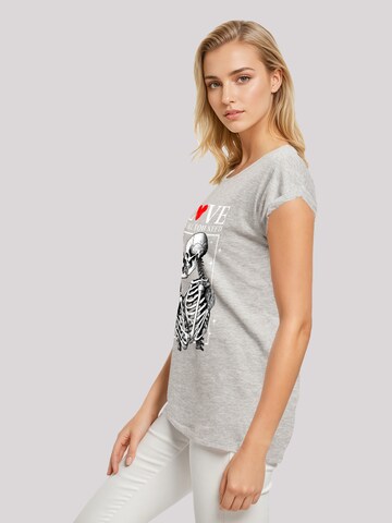 F4NT4STIC Shirt 'Love is all you need' in Grey