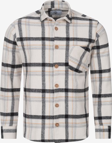 Rock Creek Button Up Shirt in Grey: front