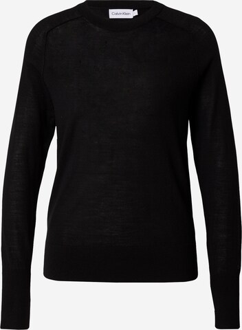 Calvin Klein Sweater in Black: front