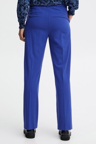 b.young Loose fit Pleated Pants 'DANTA' in Blue