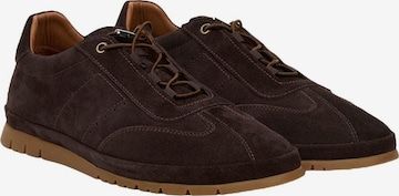 Desa Classic Flats 'Lässige Spitze' in Brown: front