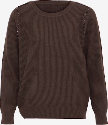 dulcey Pullover in Braun: Vorderseite