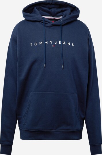 Bluză de molton Tommy Jeans pe bleumarin / roșu / alb, Vizualizare produs
