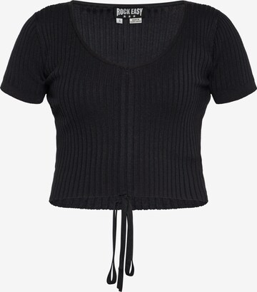 nascita Top in Black: front