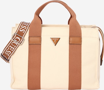 GUESS Handtas in Beige: voorkant