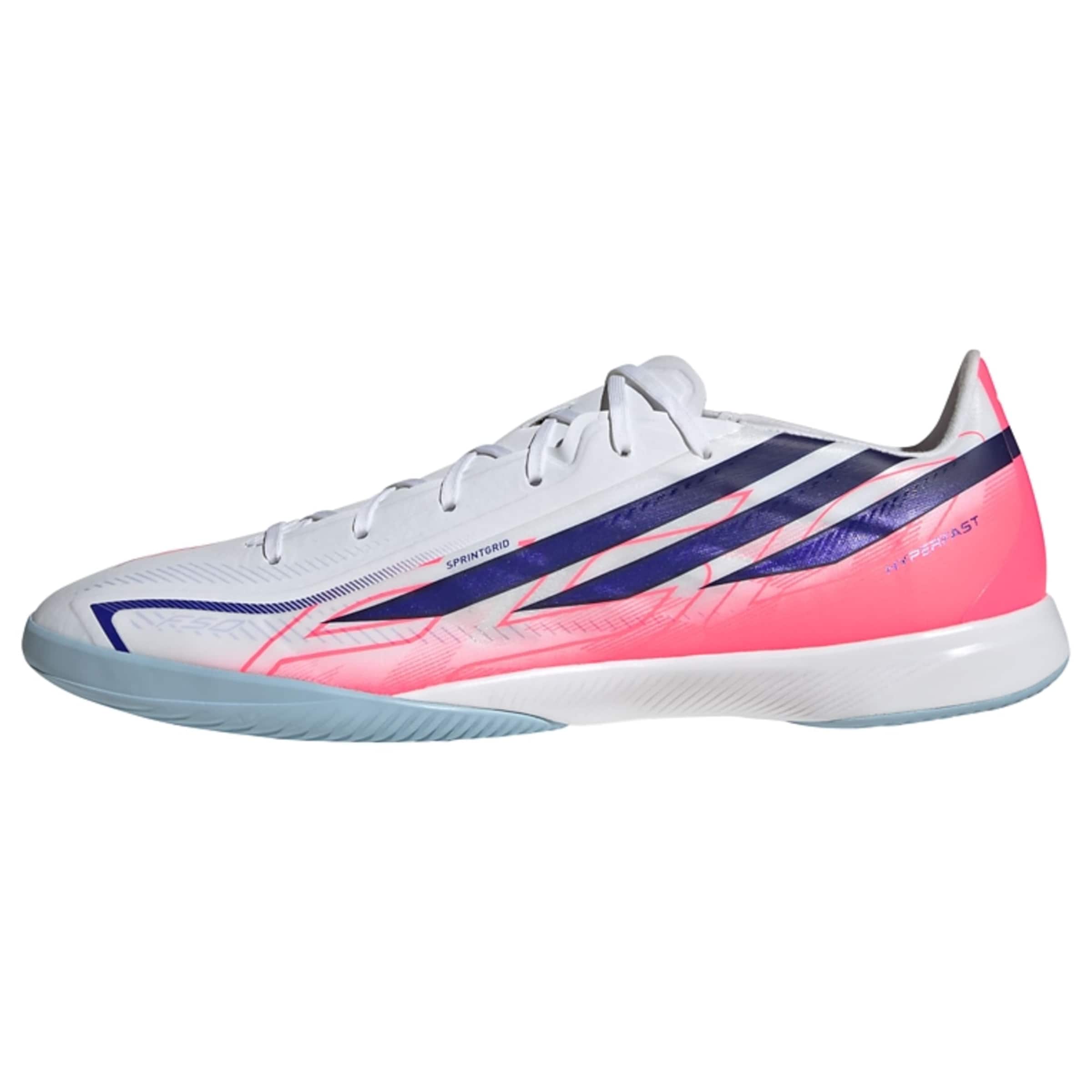 ADIDAS PERFORMANCE Chuteira ' F50 Hyperfast League Indoor Football Boots ' em 44,5-45 em navy / amora / branco, Vista do artigo