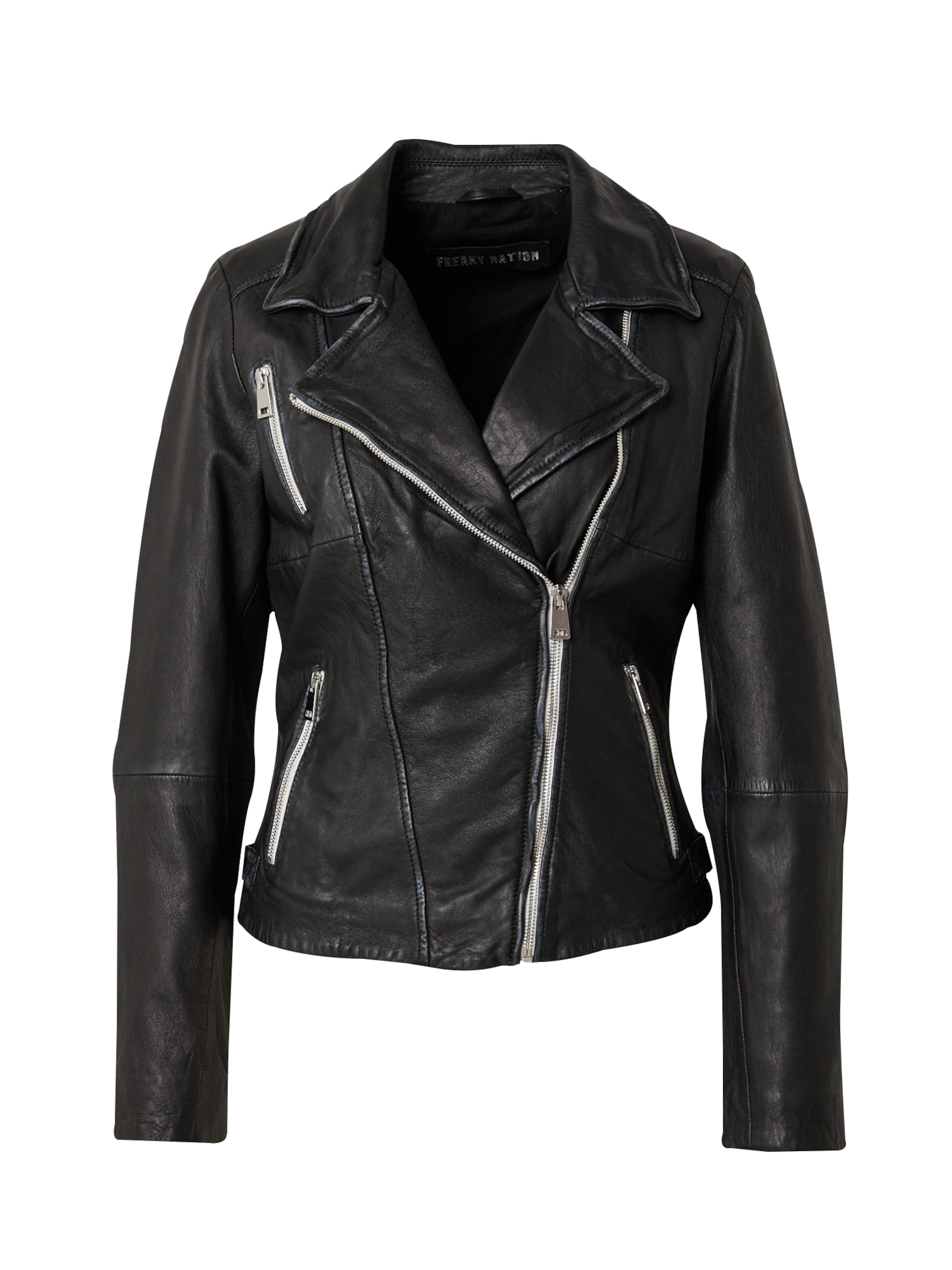 melns FREAKY NATION Starpsezonu jaka: no priekšpuses