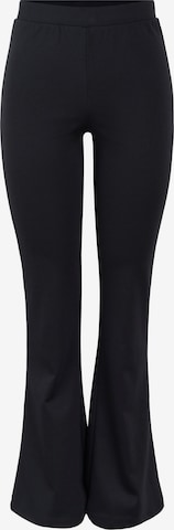 PIECES Flared Pants 'Otine' in Black: front