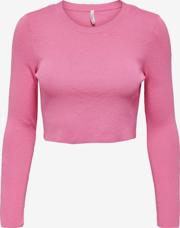 Pull-over 'TRINA' ONLY en rose : devant