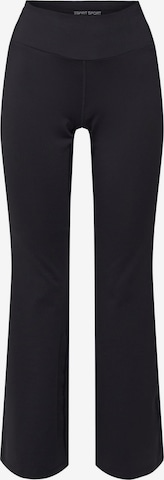 ESPRIT Skinny Sportbroek in Zwart: voorkant