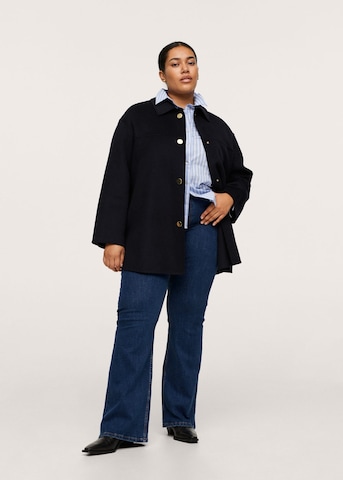 Manteau mi-saison 'School' MANGO en bleu