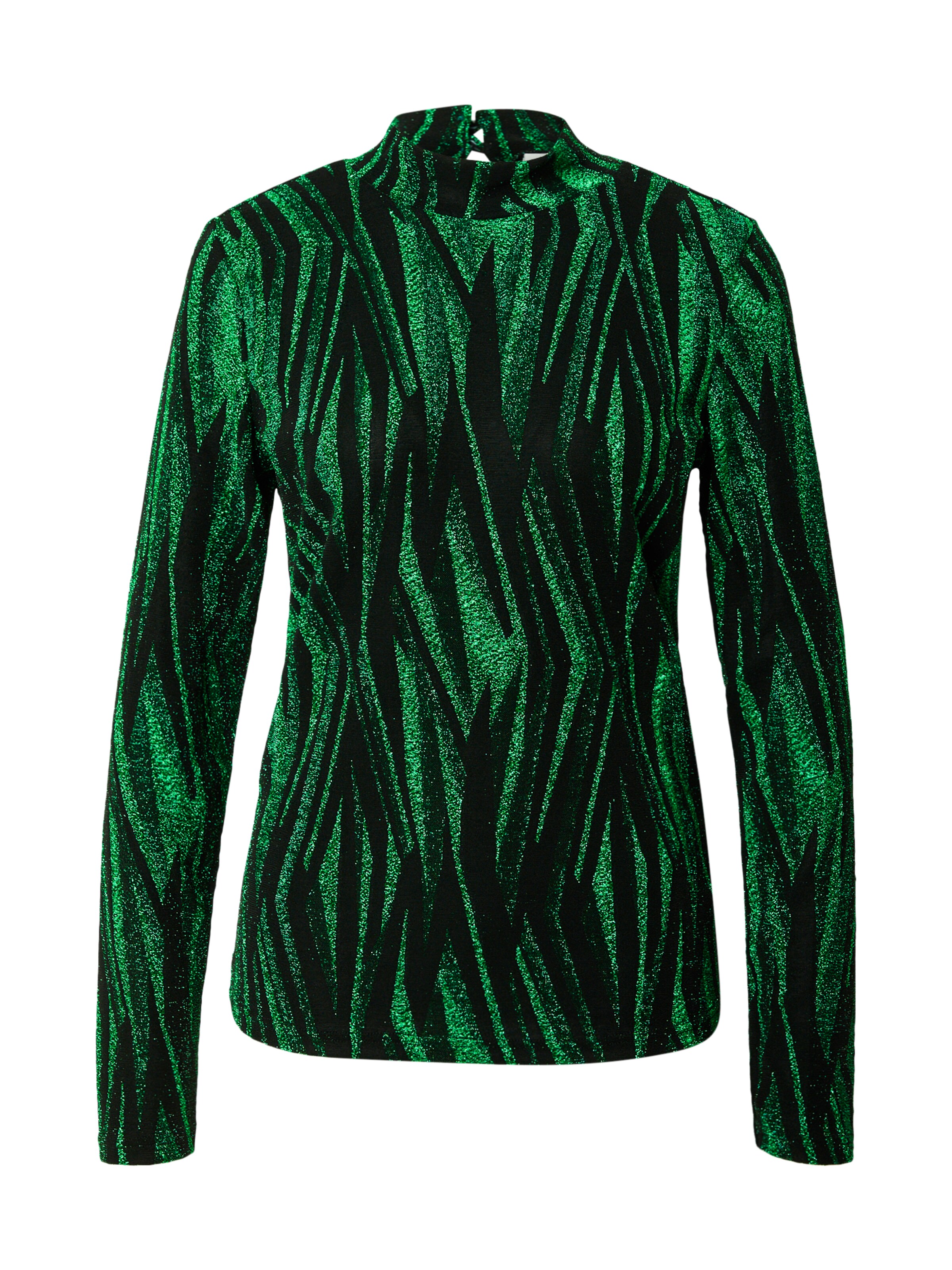 PULZ Jeans Μπλουζάκι 'PZ LUCIA' σε πράσινο: μπροστά