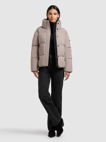 khujo Winterjas 'Rinja2 Matt' in Beige
