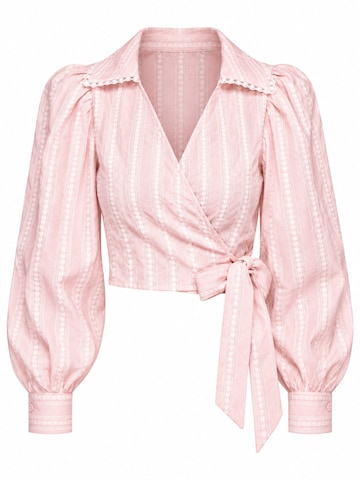 Ombre Bluse‌‌‌‌ in Pink: Vorderseite