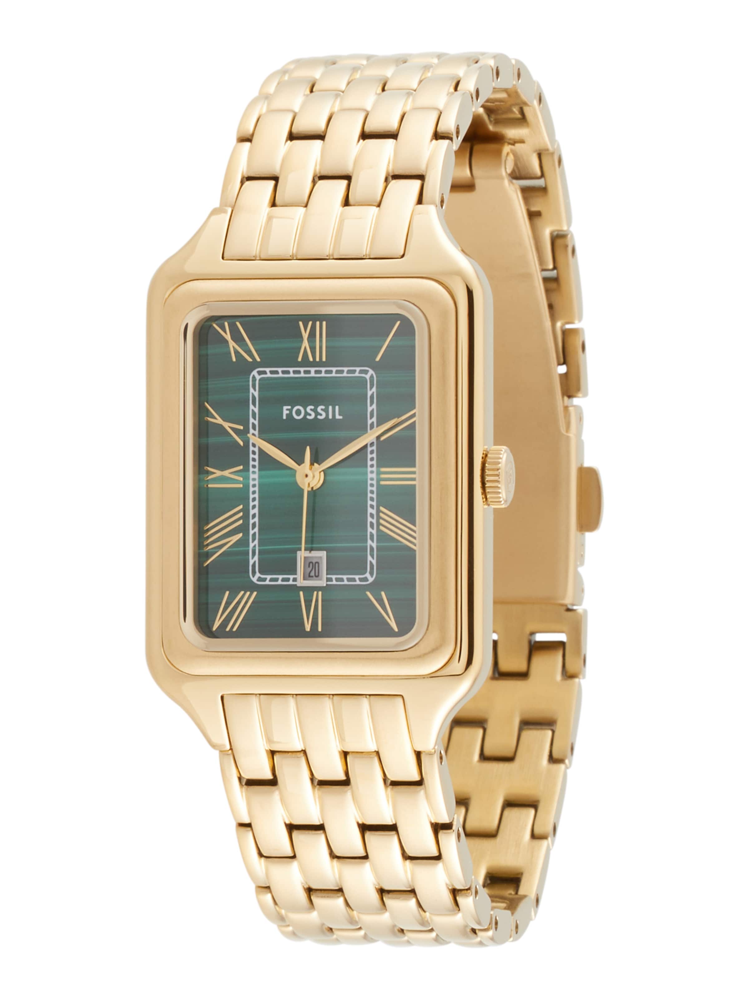 FOSSIL Αναλογικό ρολόι 'Raquel' σε χρυσό / γκρι / σκούρο πράσινο, Άποψη προϊόντος