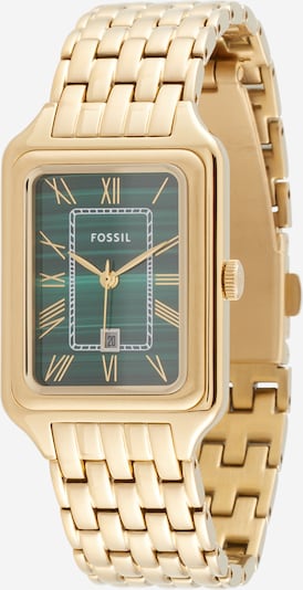 FOSSIL Analoginen kello 'Raquel' värissä kulta / harmaa / tummanvihreä, Tuotenäkymä
