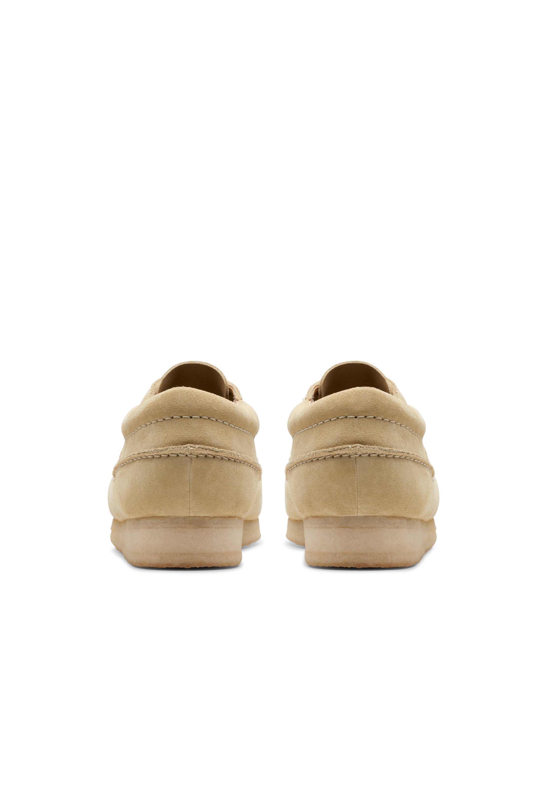 CLARKS Schnürschuhe 'Wallabee' in Beige
