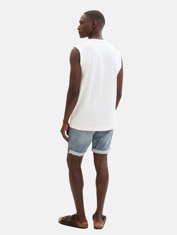 TOM TAILOR Slimfit Shorts 'Superflex Josh' in Blau