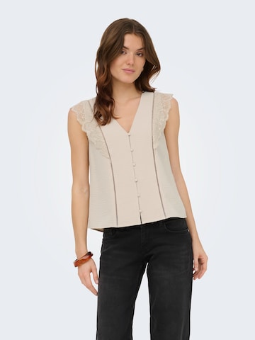 ONLYBluza 'ONLMETTE' - bež boja: prednji dio