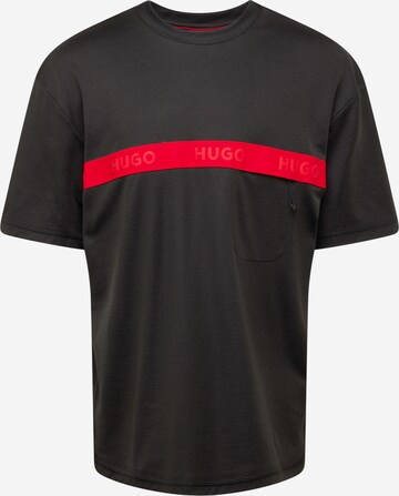 HUGO Shirt 'Dechilo' in Black: front