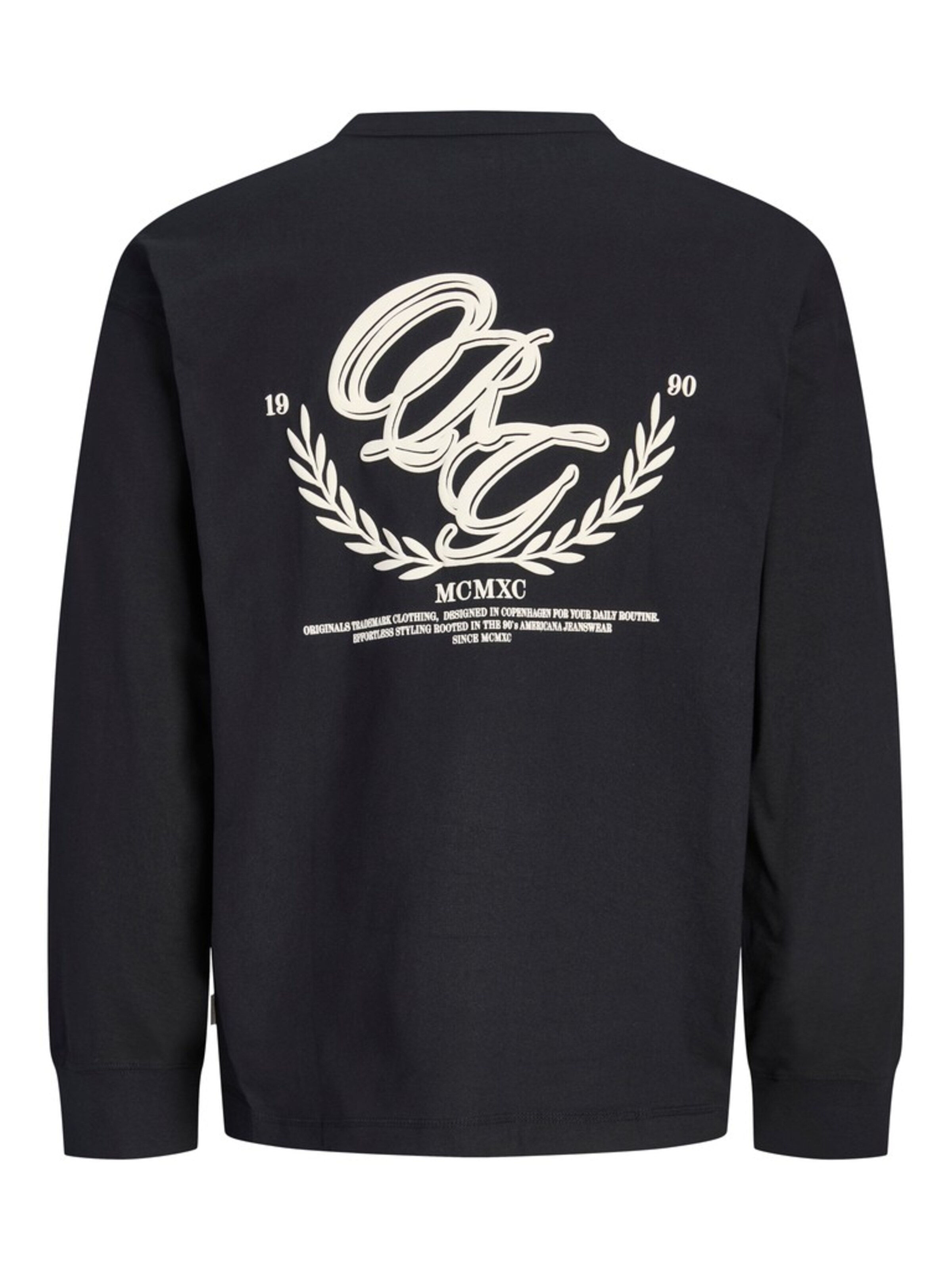 Maglietta 'JORFREDERIKSBERG' di JACK & JONES in nero