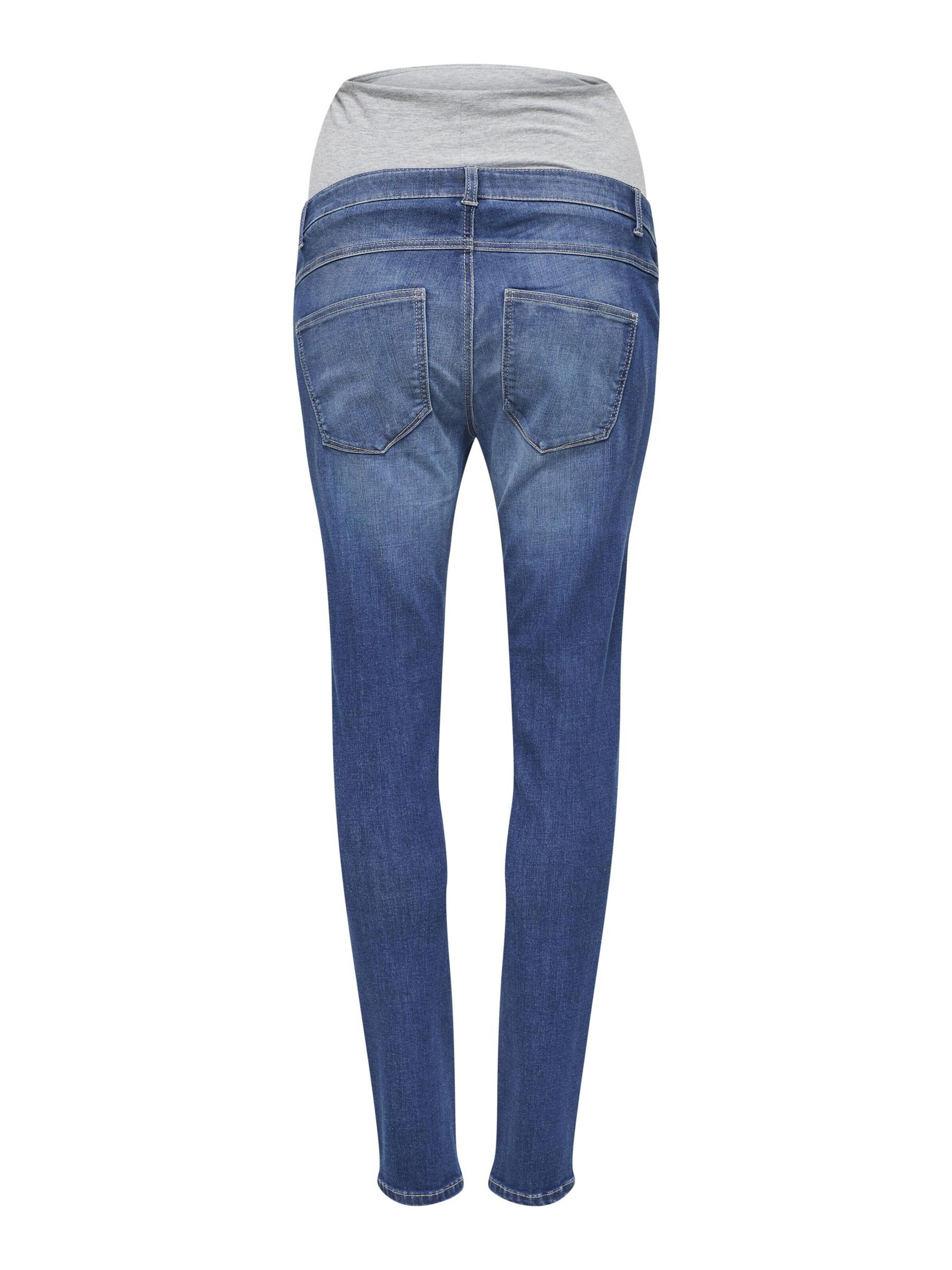 Only Maternity Skinny Jeans 'Rose' i blå