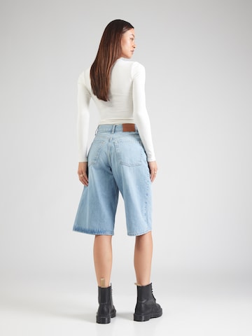 TOPSHOP Široke hlačnice Kavbojke | modra barva