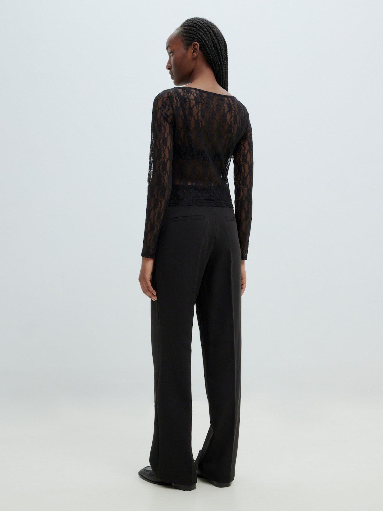 EDITED Producten Shirt 'Kristin' Zwart