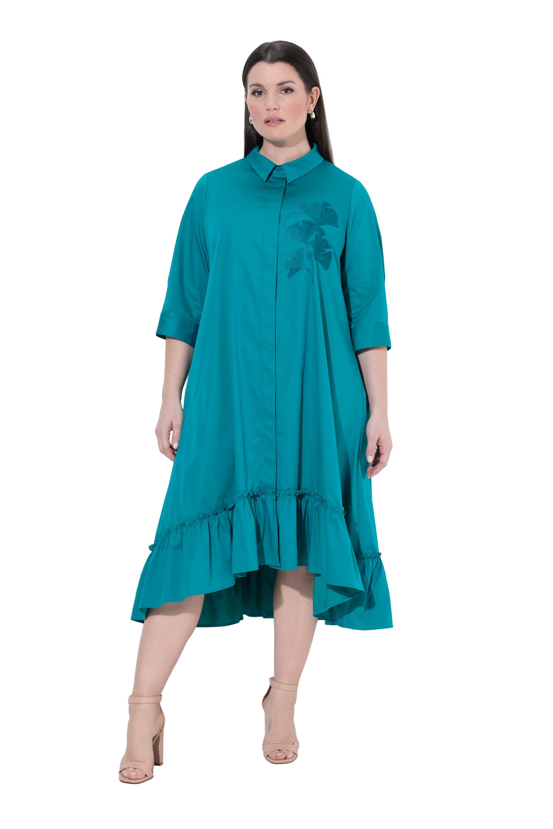 Ulla Popken Shirt dress in Blue