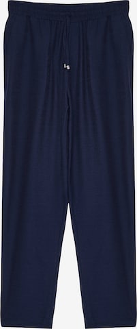 Trendyolregular Hlače - plava boja: prednji dio