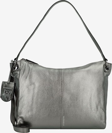 Burkely Schultertasche 'Radiant Raeven' in Silber: Vorderseite