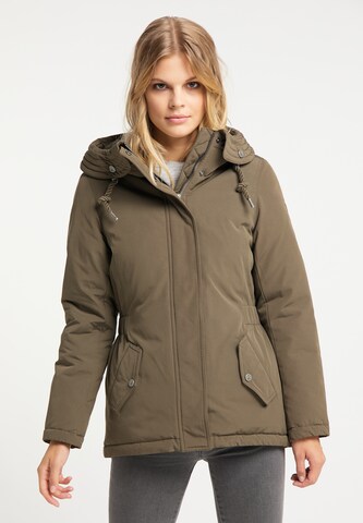 DreiMaster Vintage - Chaqueta de invierno en verde: frente