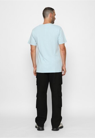 Mister Tee Shirt 'Weekend Wolf' in Blauw
