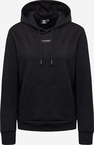 Hummel Sportief sweatshirt in Zwart: voorkant