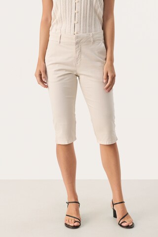 Part Two Regular Chino 'Renata' in Beige: voorkant