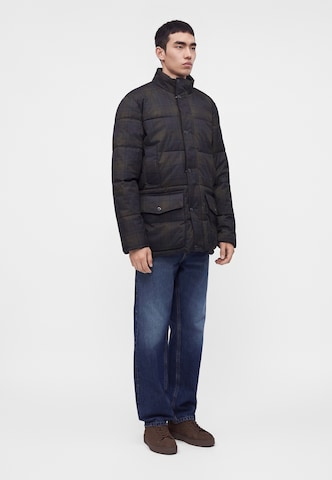 Barbour - Casaco meia-estação 'Lonnen Tartan' em azul