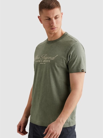Maglietta 'T-shirt in jersey with rugged artwork on the chest' di PME Legend in verde
