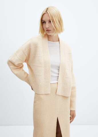 Cardigan 'Osito' MANGO en beige