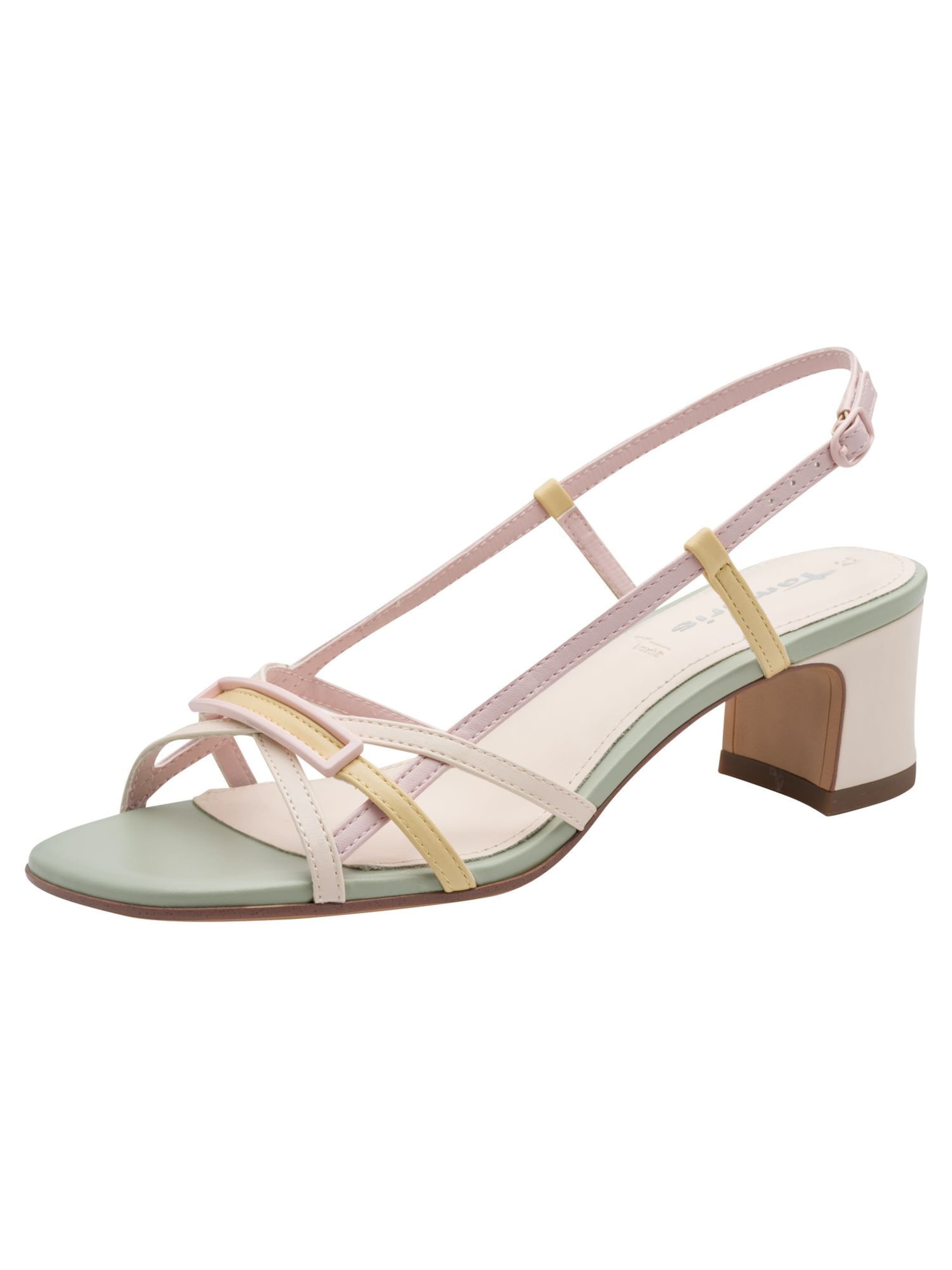 Sandales Tamaris en beige : devant